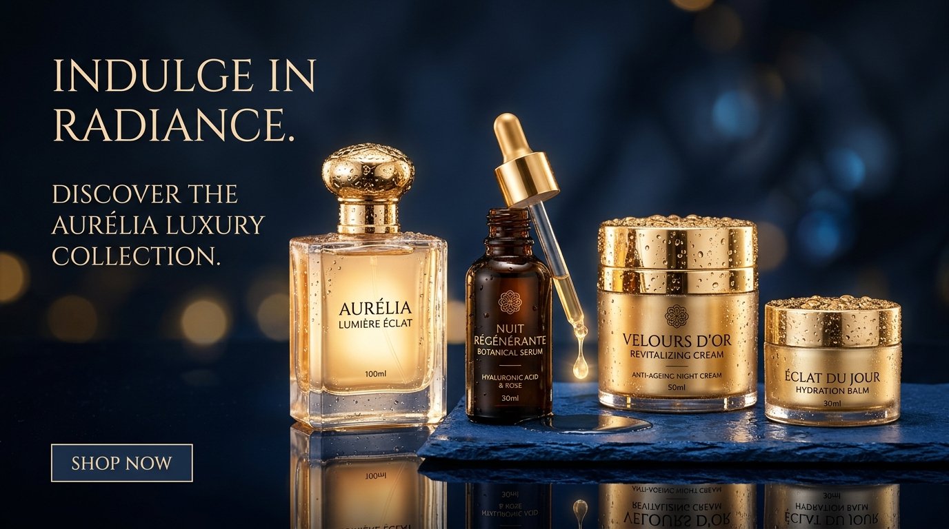 Indulge in Radiance - The Aurélia Luxury Beauty Collection