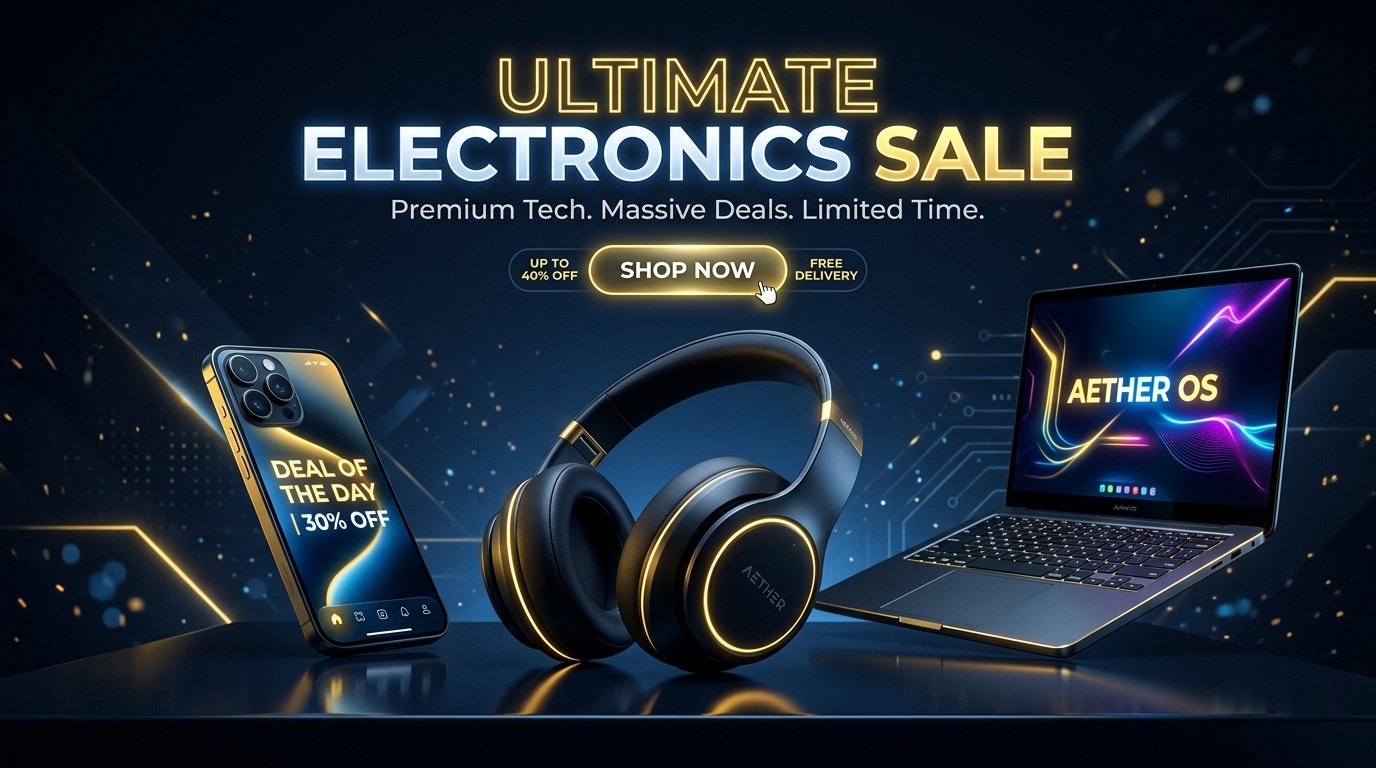 Ultimate Electronics Sale - Premium Tech & Massive Deals